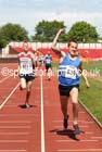 Lewis Timmins (Morpeth) wins the senior mens 1500 metres North Eastern Championships, Gateshead International Stadium.  Photos: David T. Hewitson/Sports for All Pics